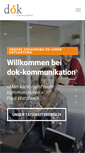 Mobile Screenshot of dok-kommunikation.ch
